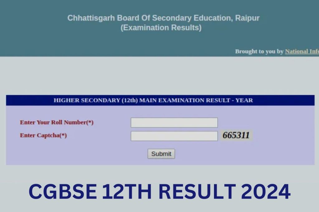 CGBSE 12th Result 2024