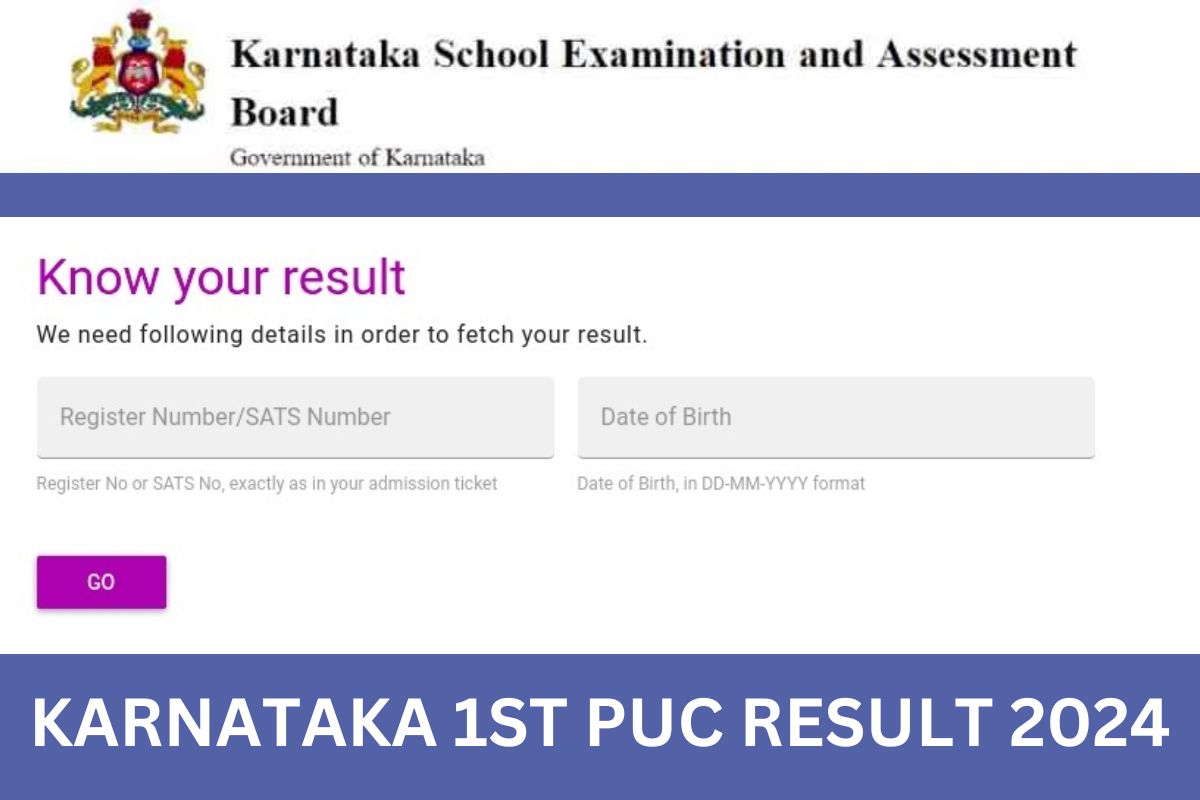 Karnataka 1st PUC Result 2025, KSEAB 11th Class Marksheet karresults