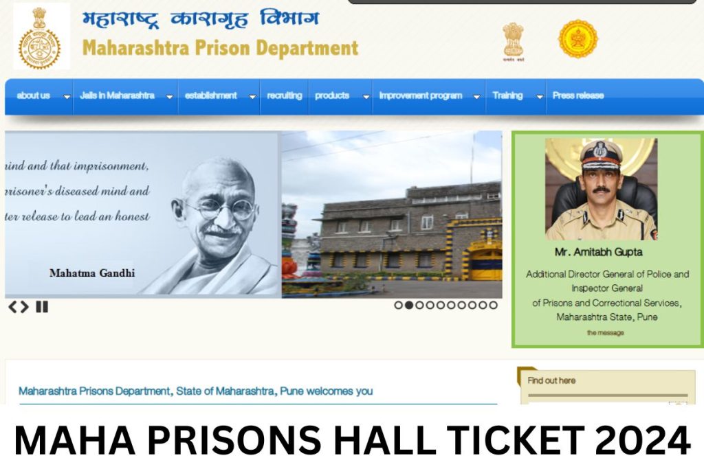 Maha Prisons Hall Ticket 2024 - mahaprisons.gov.in Admit Card Download