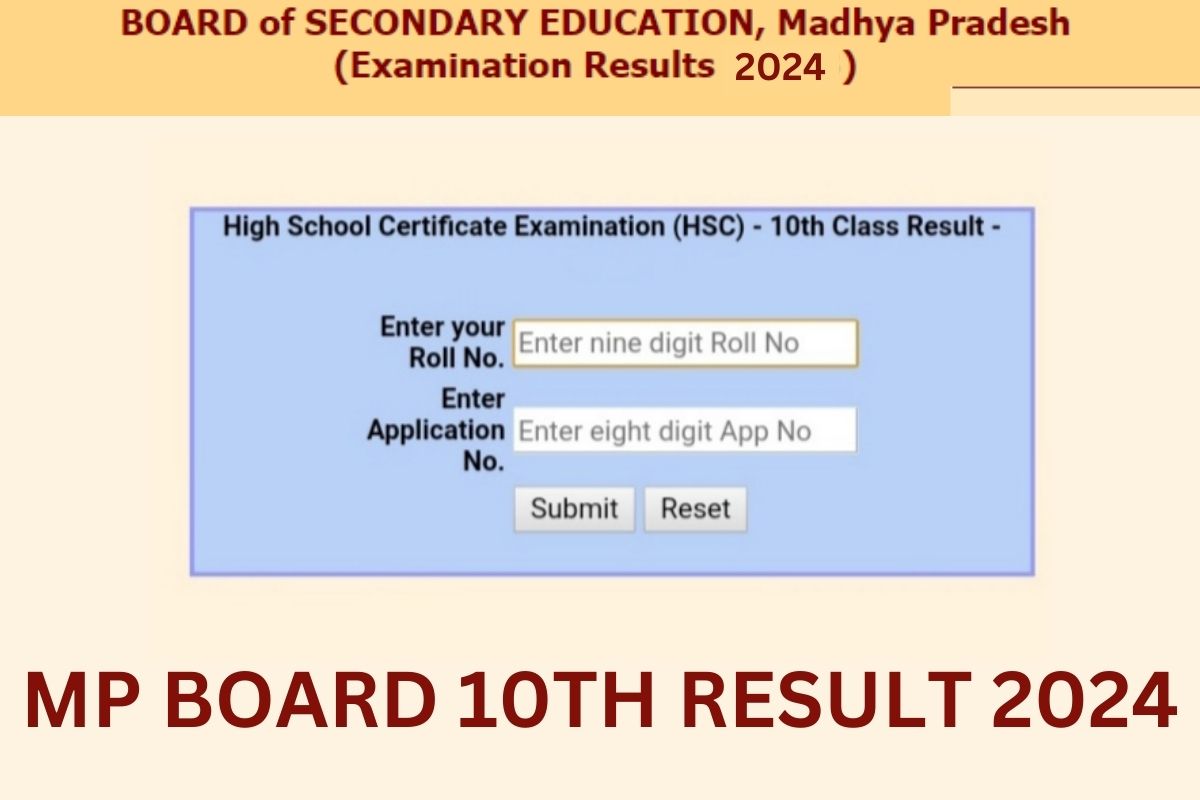 MP Board 10th Result 2024 Mpbse.nic.in HS Marksheet & Results Date