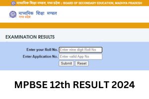 MP Board 12th Result 2024 @ mpresults.nic.in