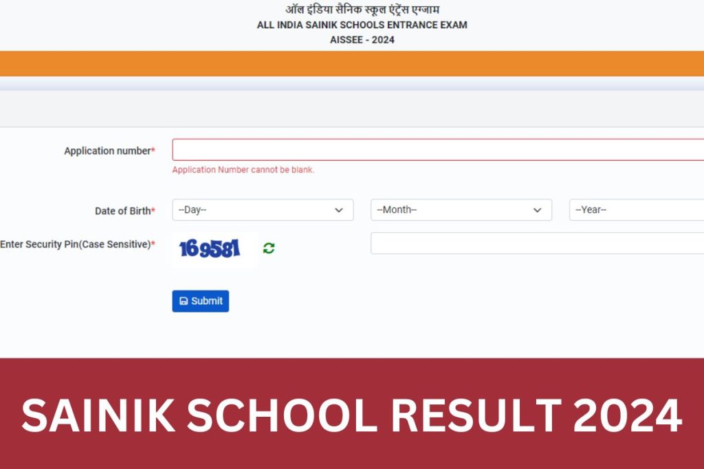 Sainik School Result 2024 - AISSEE 6th & 9th Merit List, Cut Off Marks